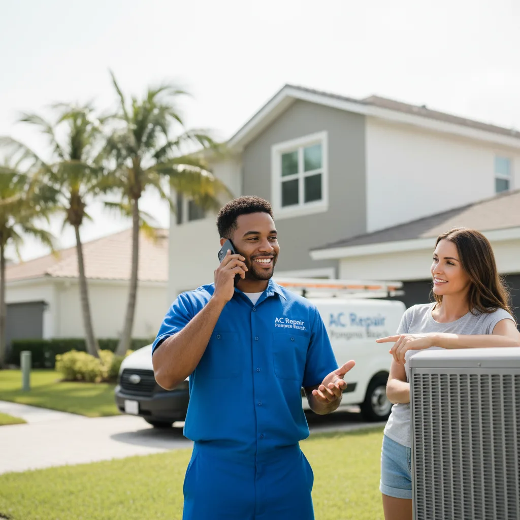 AC Repair Pompano Beach customer support in Leslie